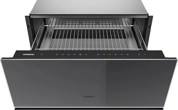 Gaggenau GW252100 — Шкаф для подогрева посуды 60 x 28 см отделка Gaggenau Onyx